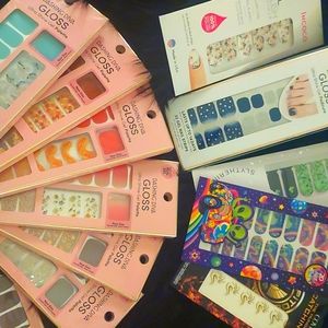 Lot of Nail Polish Strips (Dashing Diva, Lisa Frank, Harry Potter, Hunger Games)